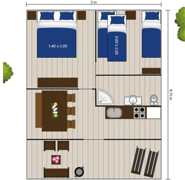 Mugeba Easyatent Safari Tent Bijela Uvala חדר תמונה